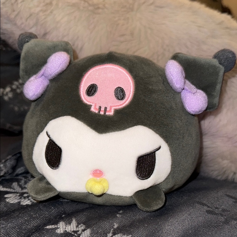 Sanrio Kuromi Plush - Gray and Pink
